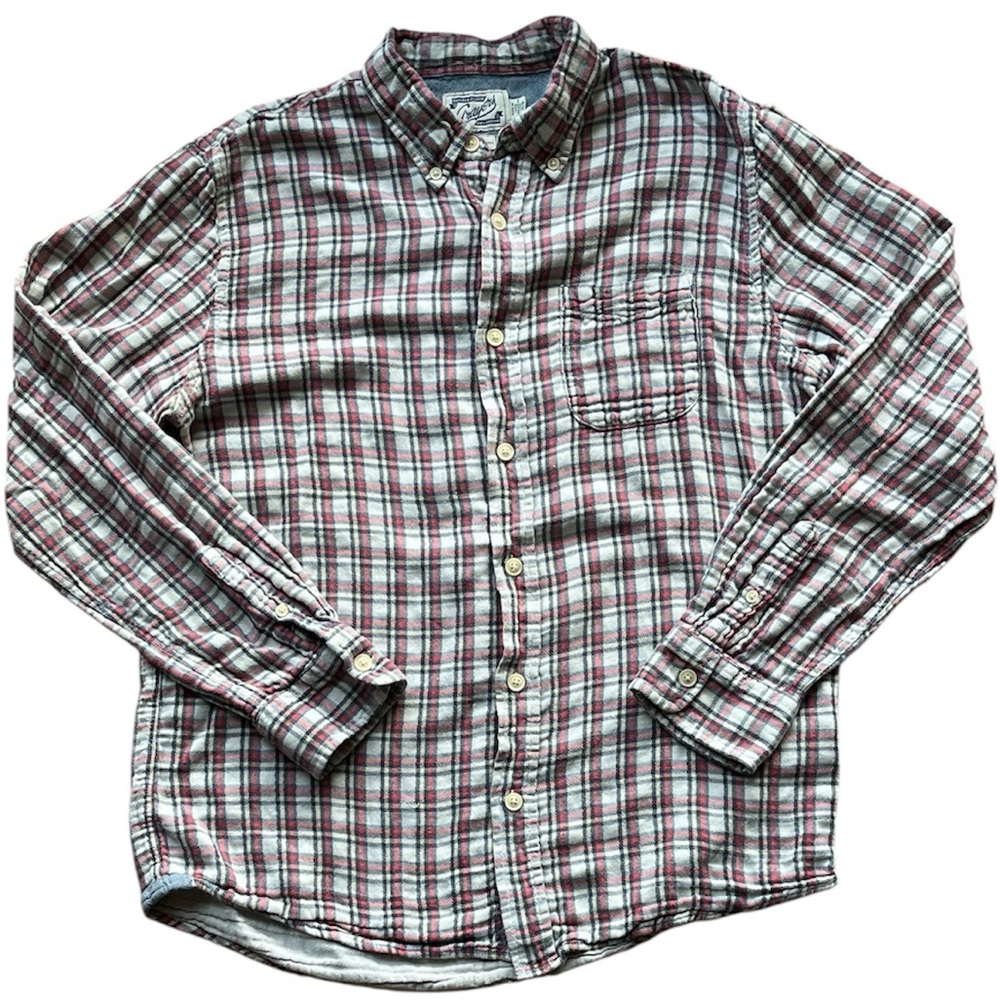 GRAYERS | Men’s Button Down Flannel Shirt sz M
